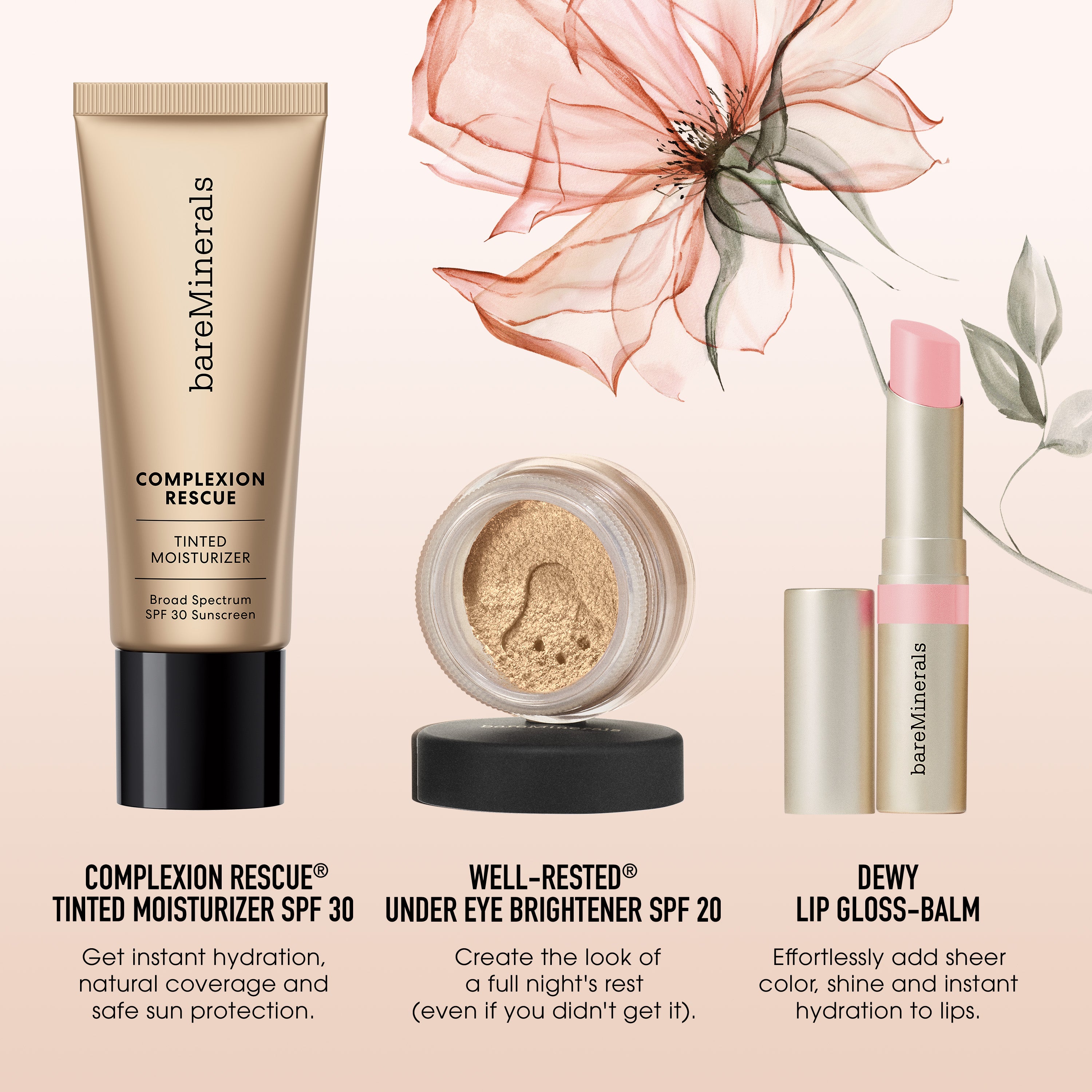 For Moms On The Glow 3-Piece Clean Beauty Set view 2