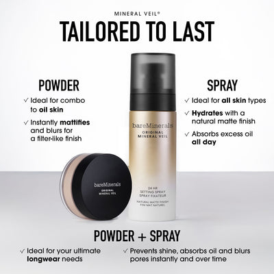 ORIGINAL Mineral Veil® 24HR Natural Matte Setting Spray