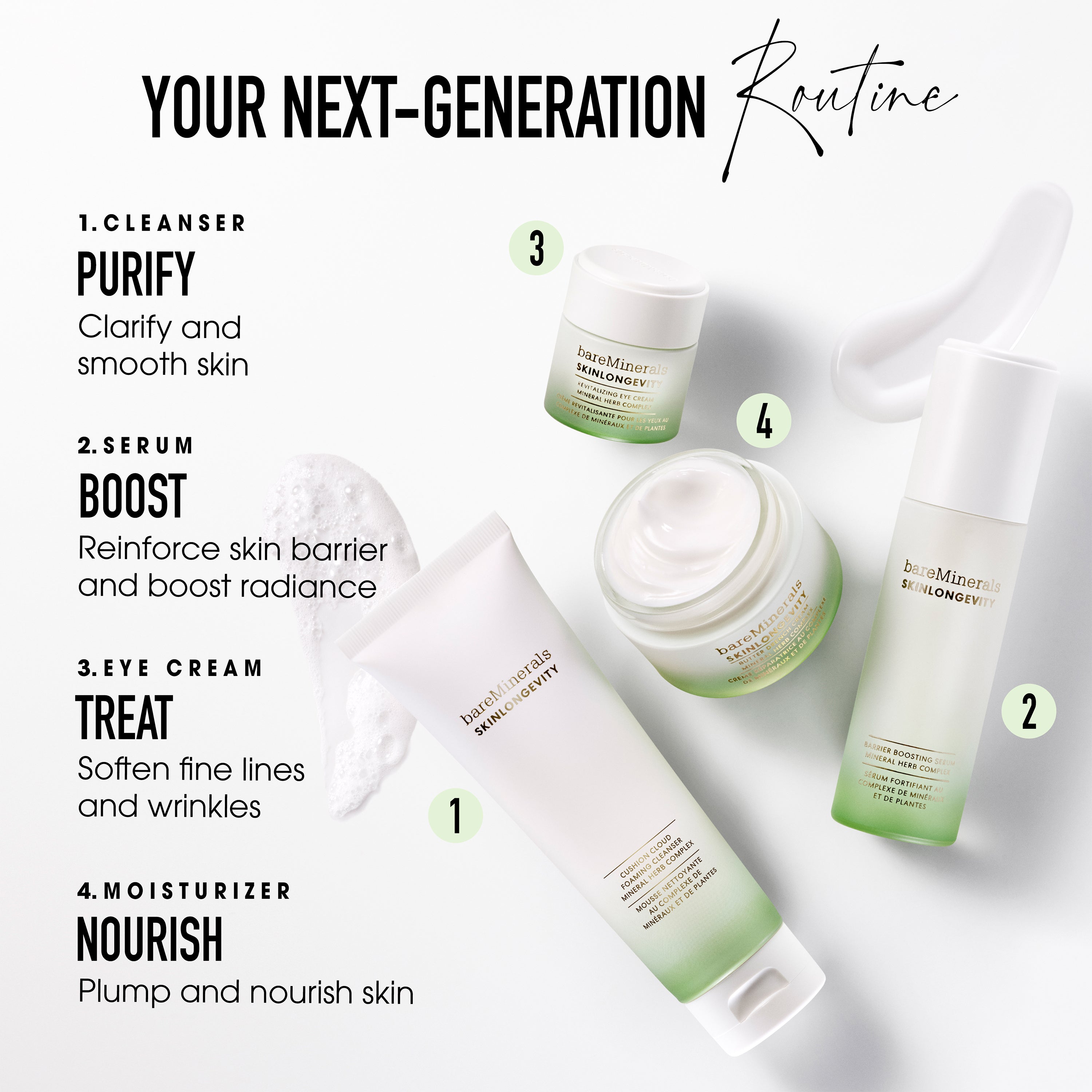 SKINLONGEVITY® Face Cleanser and Cream Set view 2