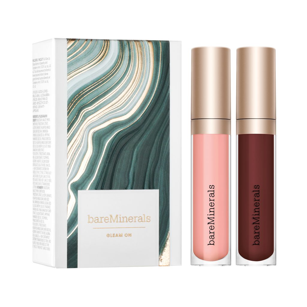 Gloss-Balm Duo | Hydrating Shine Holiday Set | bareMinerals