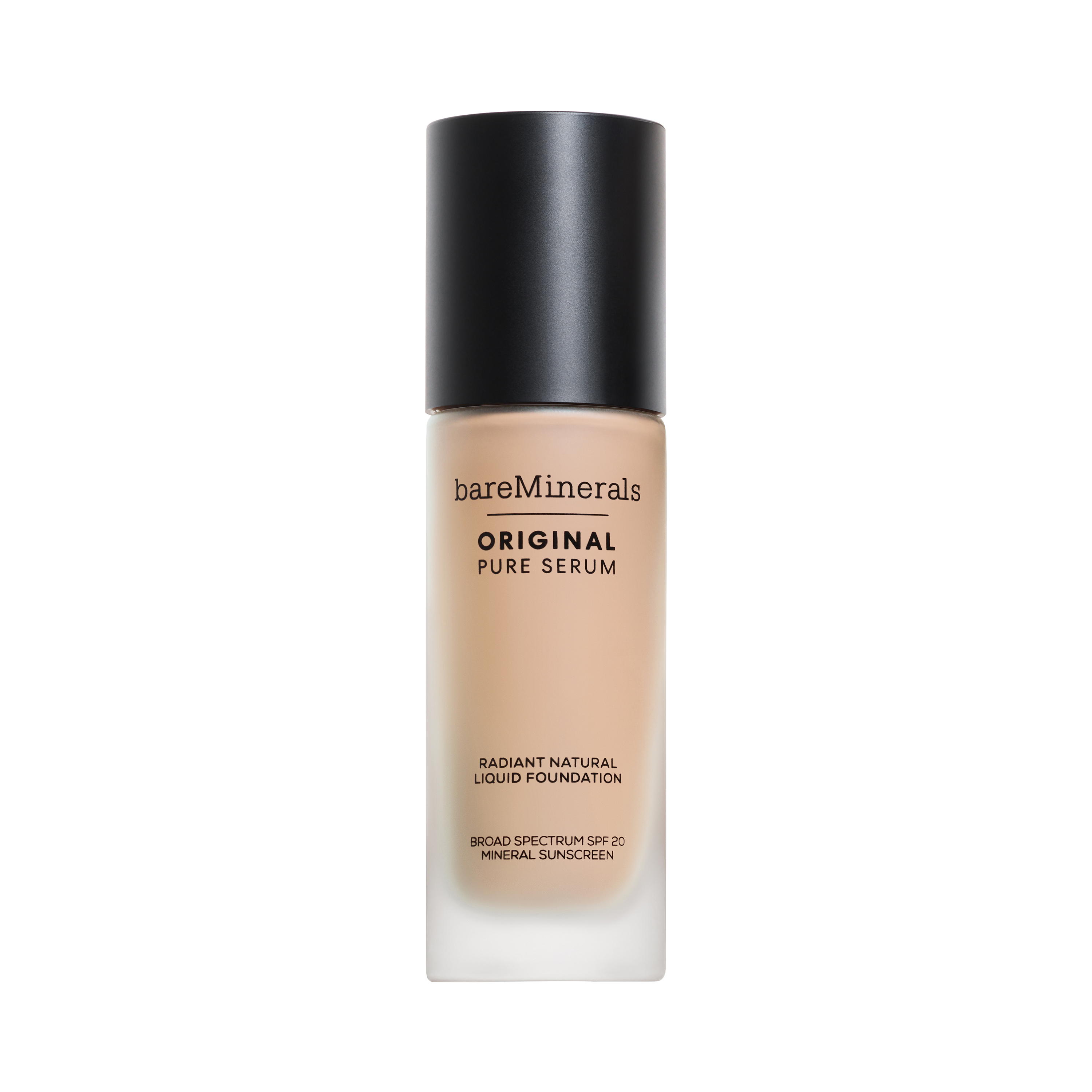 ORIGINAL Pure Serum Radiant Natural Liquid Foundation Mineral SPF 20 view 1