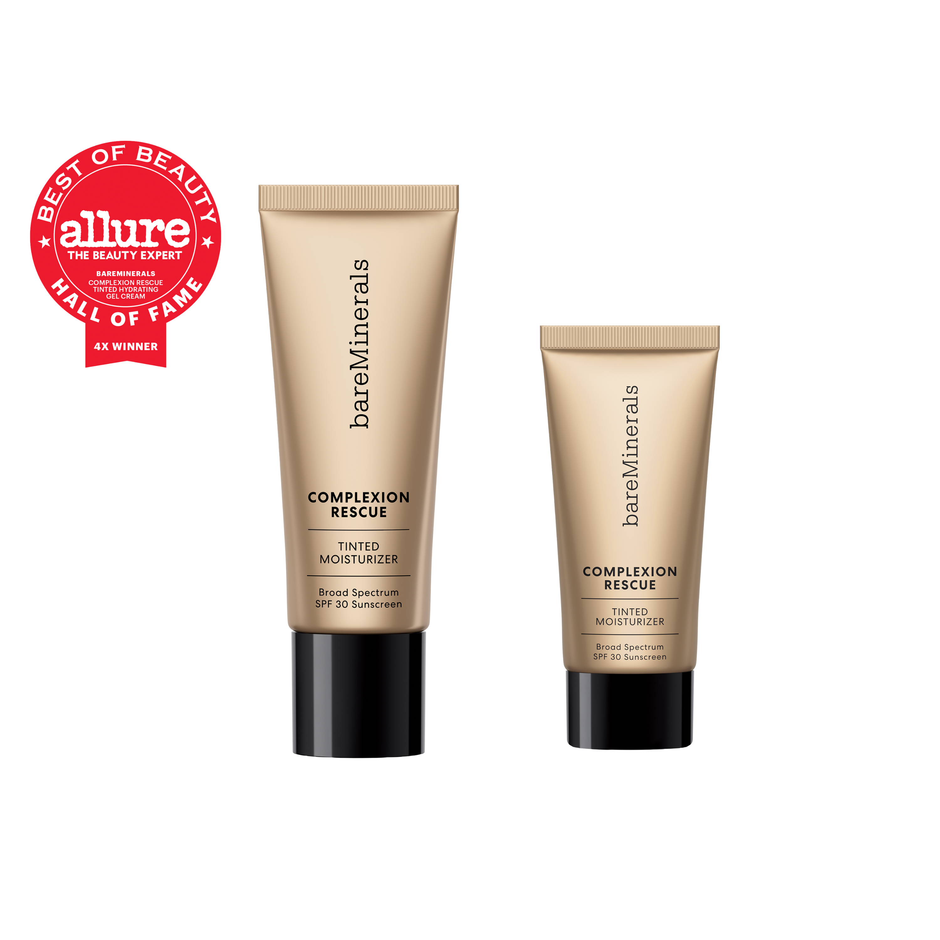 BareMinerals Complexion Rescue Tinted Moisturizer - Natural Pecan 05 (0.5 Fl Oz) SPF 30 Hydrating Gel Cream