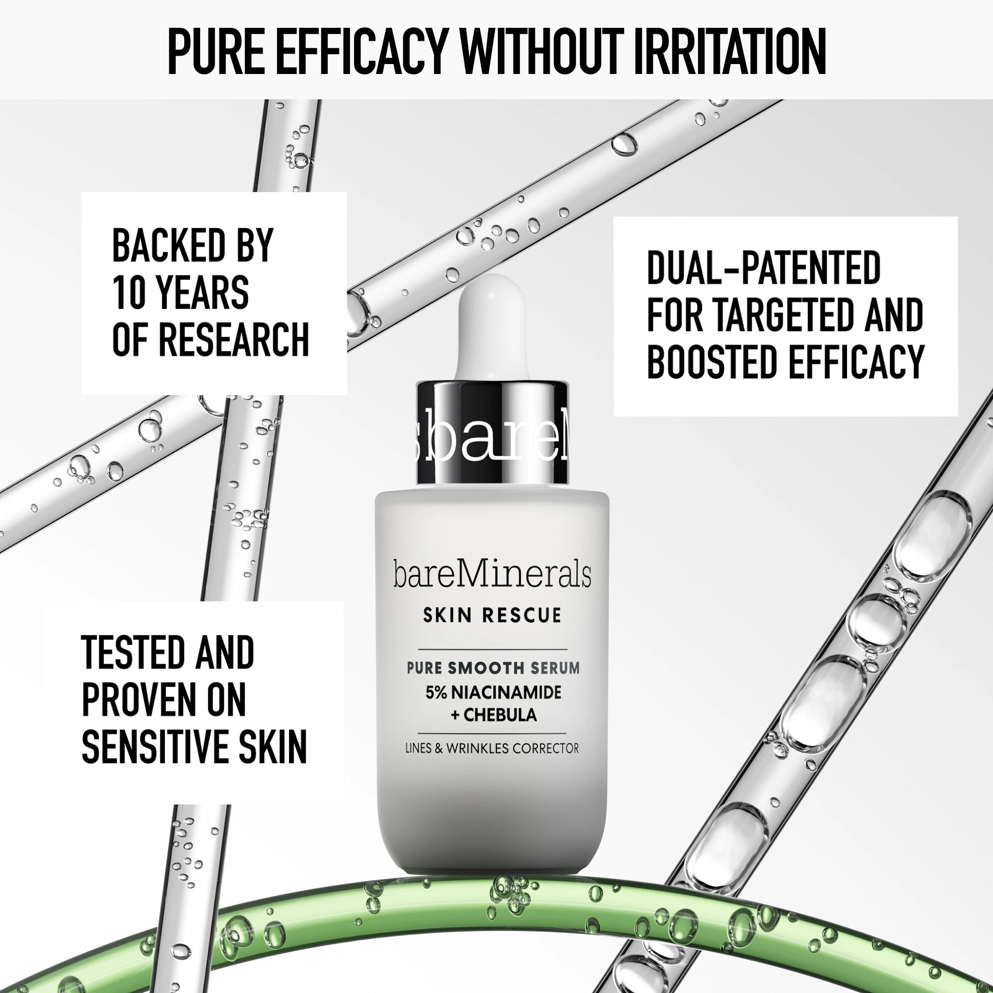 SKIN RESCUE Pure Smooth Serum with 5% Niacinamide and Chebula view 12
