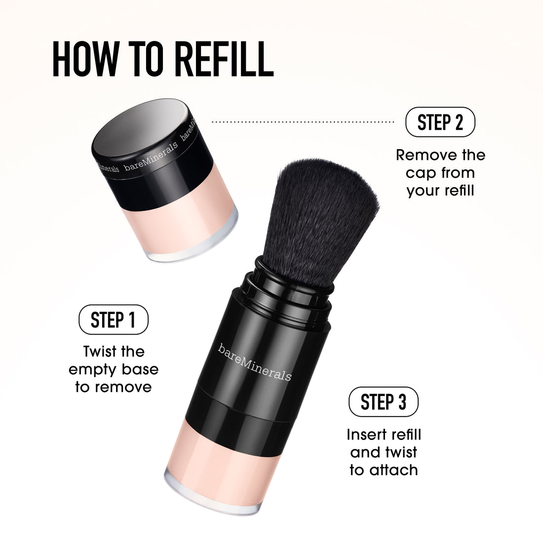Translucent Mineral Powder SPF 25 PA++ | Sunscreen Powder Brush