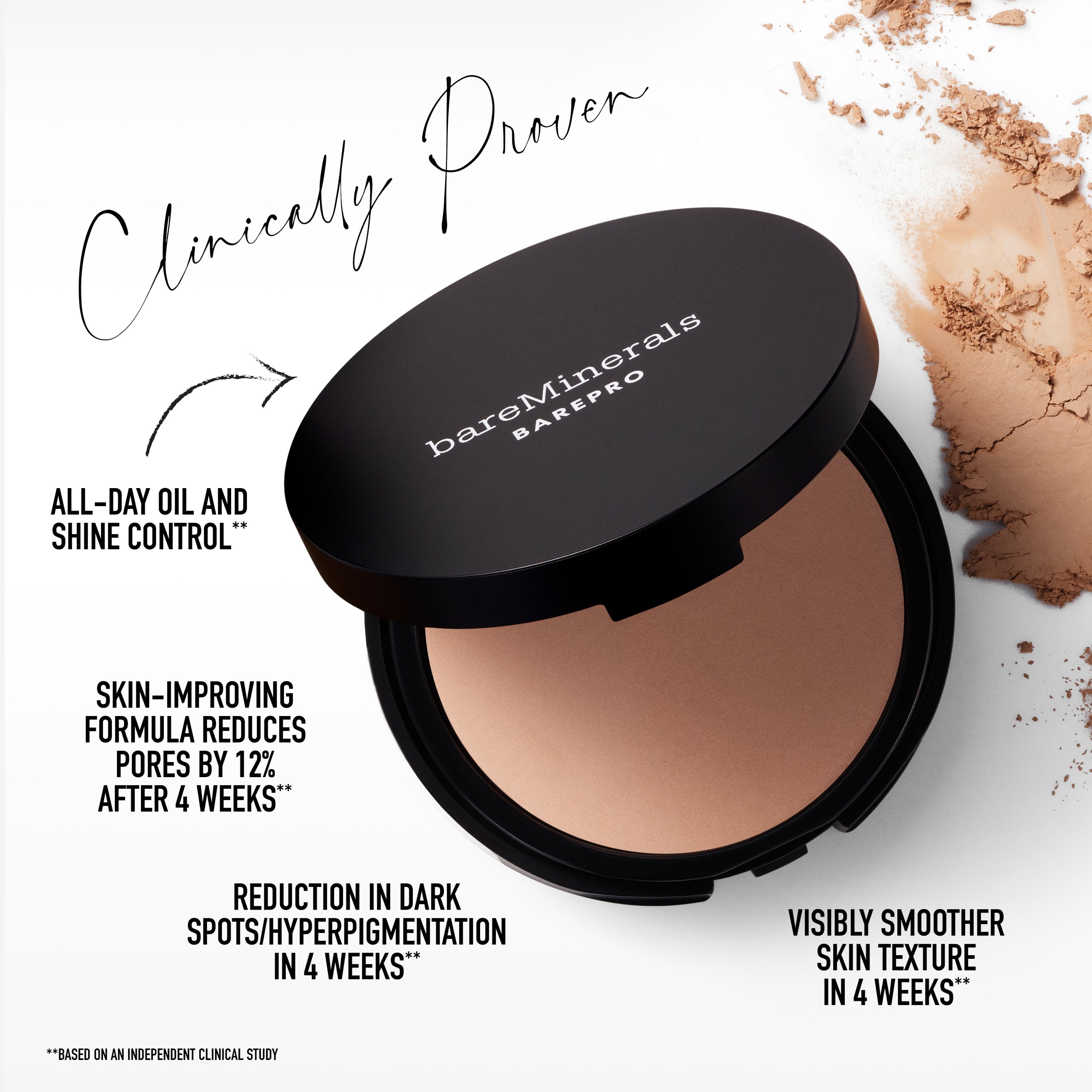 bareMinerals ファンデーション BAREPRO 24HR Powder Foundation - Full Coverage Foundation