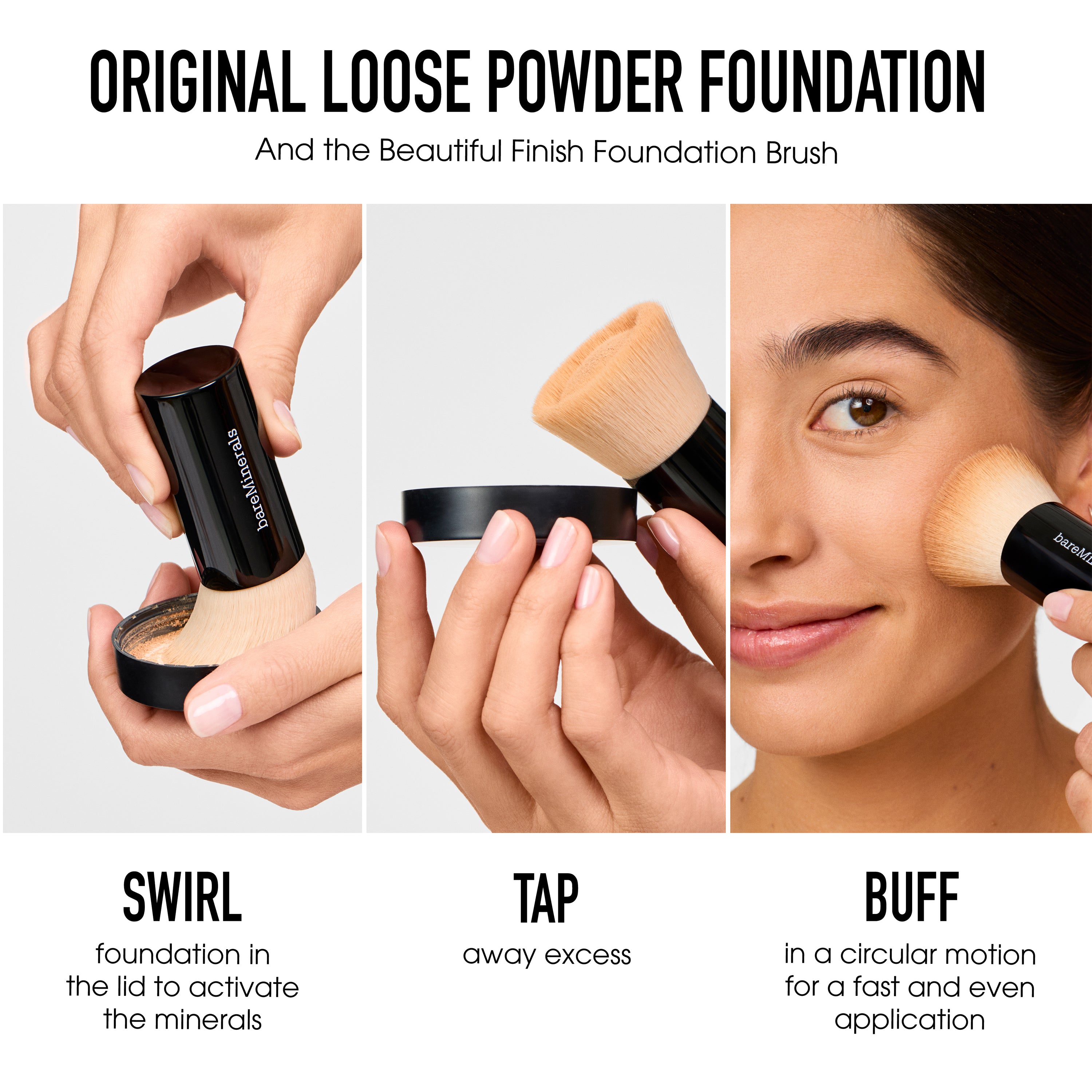 The Original Get Started Kit 3-Piece Mineral Makeup Set
