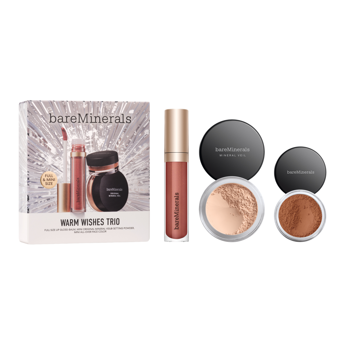 Warm Wishes Trio | Lip Gloss + Setting Powder + Face Color