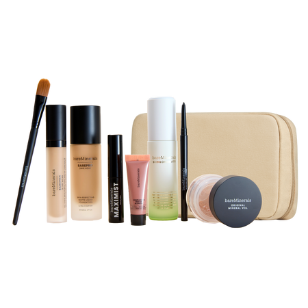 bareMinerals BARE beauty セット Amazon.com: bareMinerals 3-Piece Clean Beauty Gift Set, Includes 3