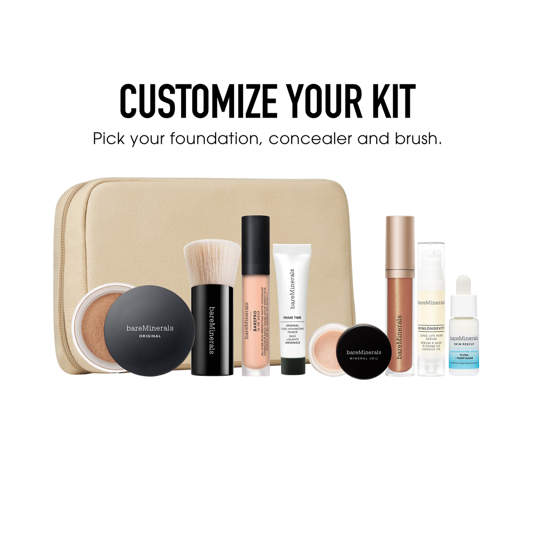 Your Time To Shine Customizable Makeup & Skincare Set