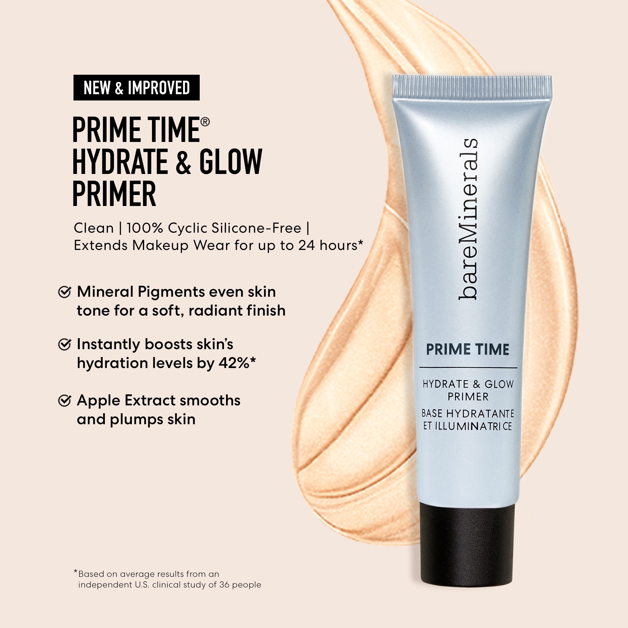PRIME TIME® Hydrate & Glow Primer view 4