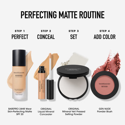 BAREPRO® 24HR Wear Skin-Perfecting Matte Liquid Foundation Mineral SPF 20