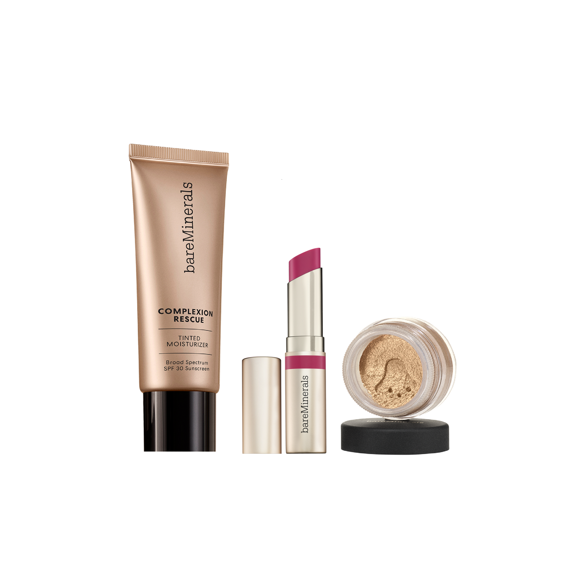 bareMinerals BARE beauty セット For Moms On The Glow 3-Piece Clean Beauty Set