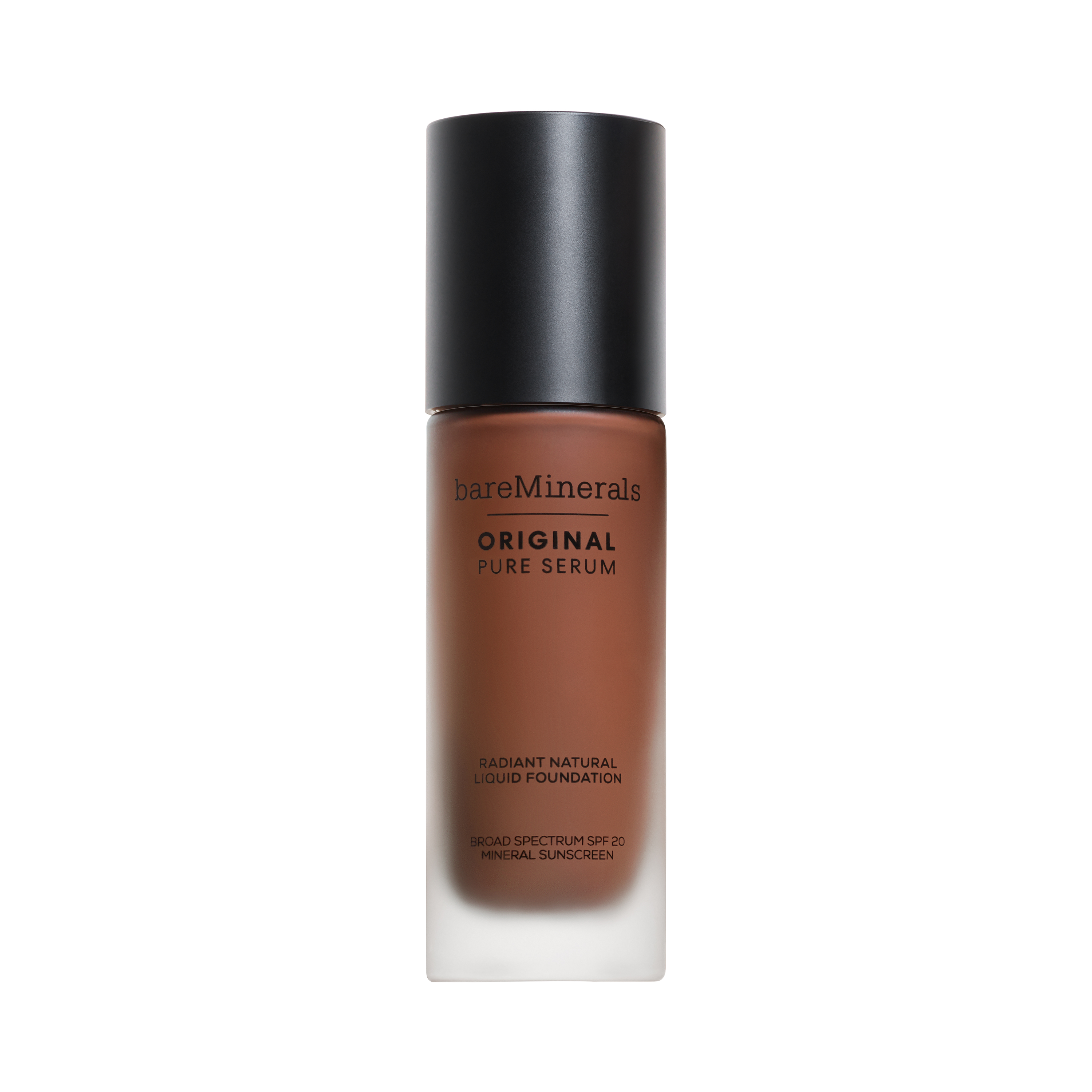 ORIGINAL Pure Serum Radiant Natural Liquid Foundation Mineral SPF 20 view 1