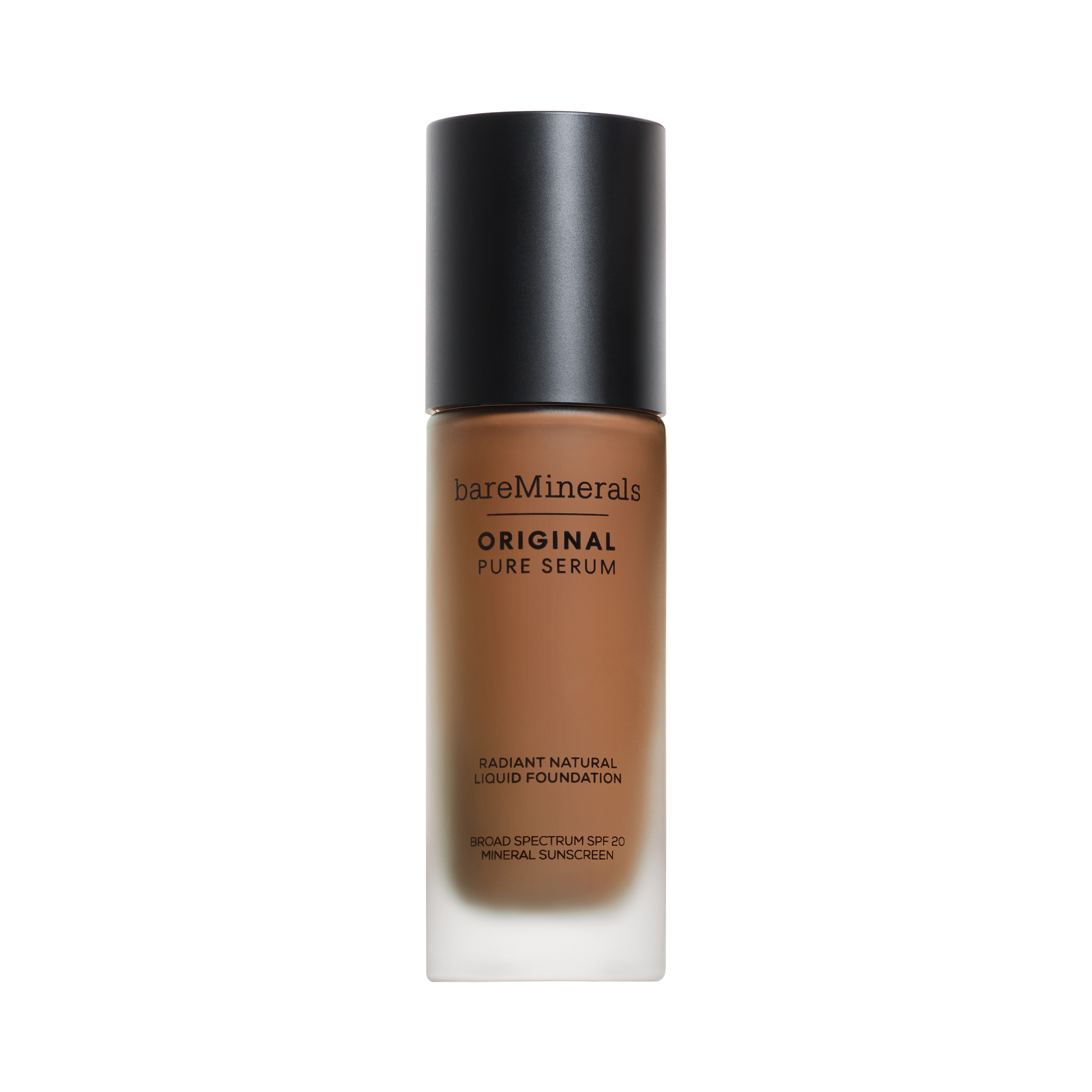 ORIGINAL Pure Serum Radiant Natural Liquid Foundation Mineral SPF 20 view 1