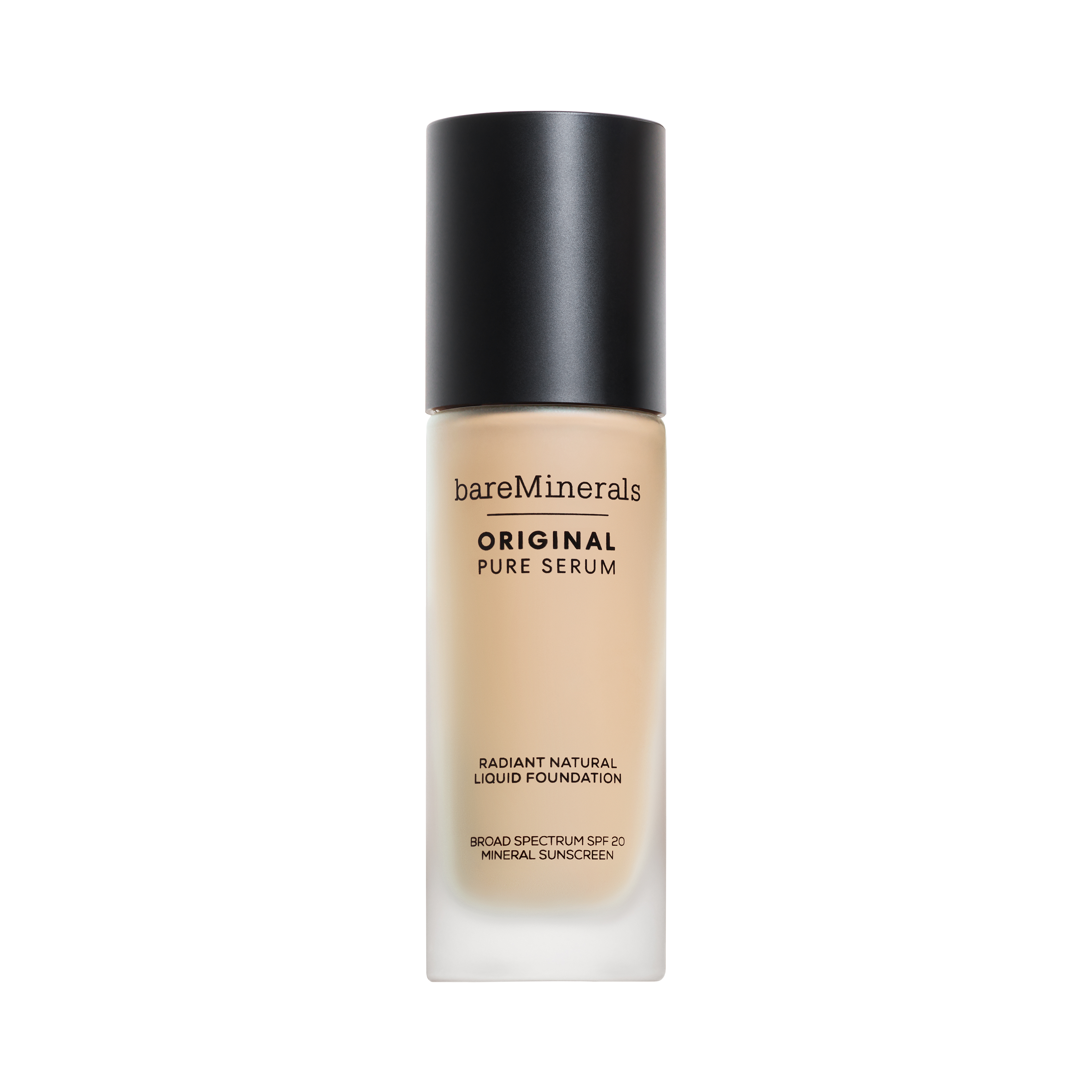 ORIGINAL Pure Serum Radiant Natural Liquid Foundation Mineral SPF 20 view 1