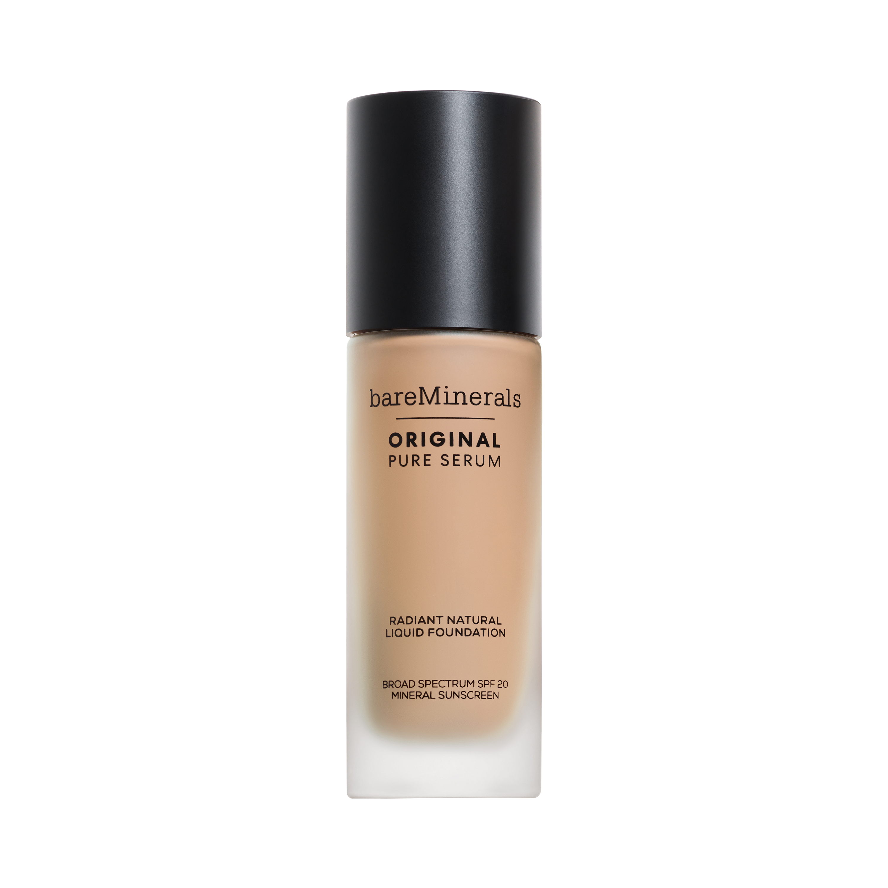ORIGINAL Pure Serum Radiant Natural Liquid Foundation Mineral SPF 20 view 1