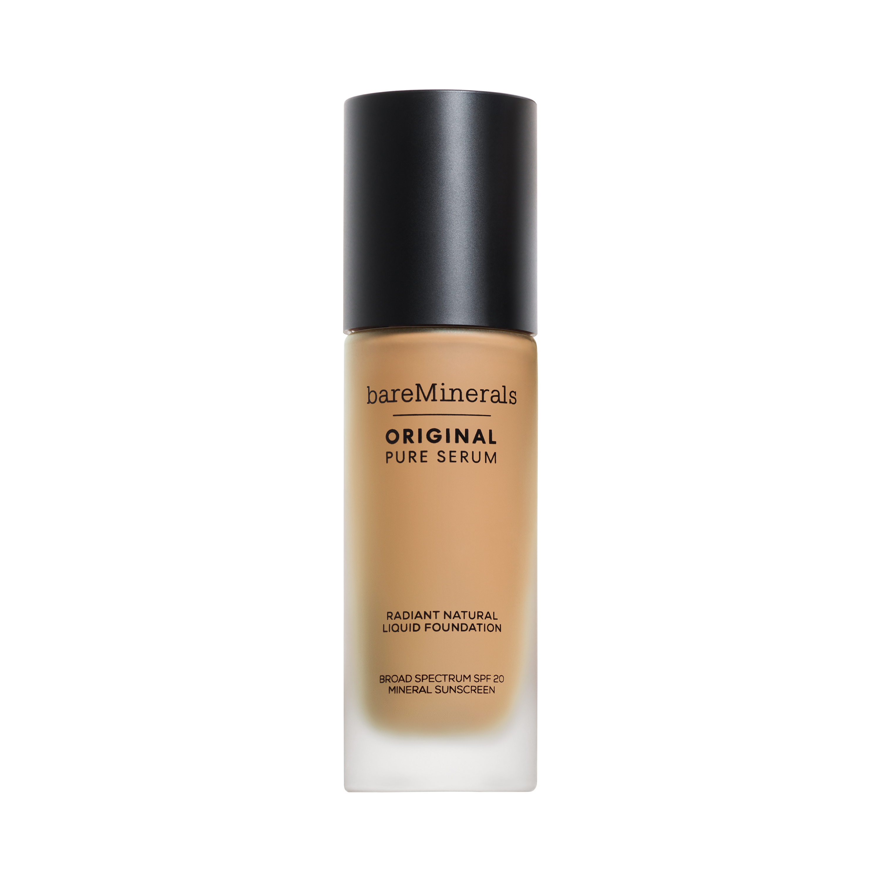 ORIGINAL Pure Serum Radiant Natural Liquid Foundation Mineral SPF 20 view 1