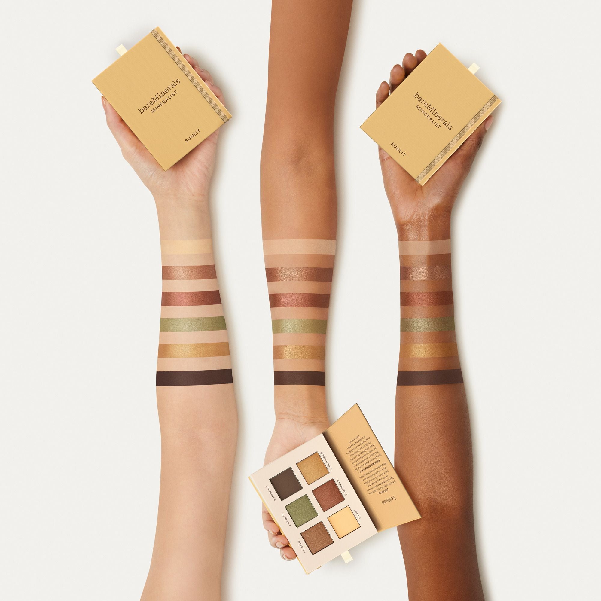 bareMinerals MINERALIST アイシャドウパレットSUNLIT 41701079101_SUNLIT_PALETTE_ARM